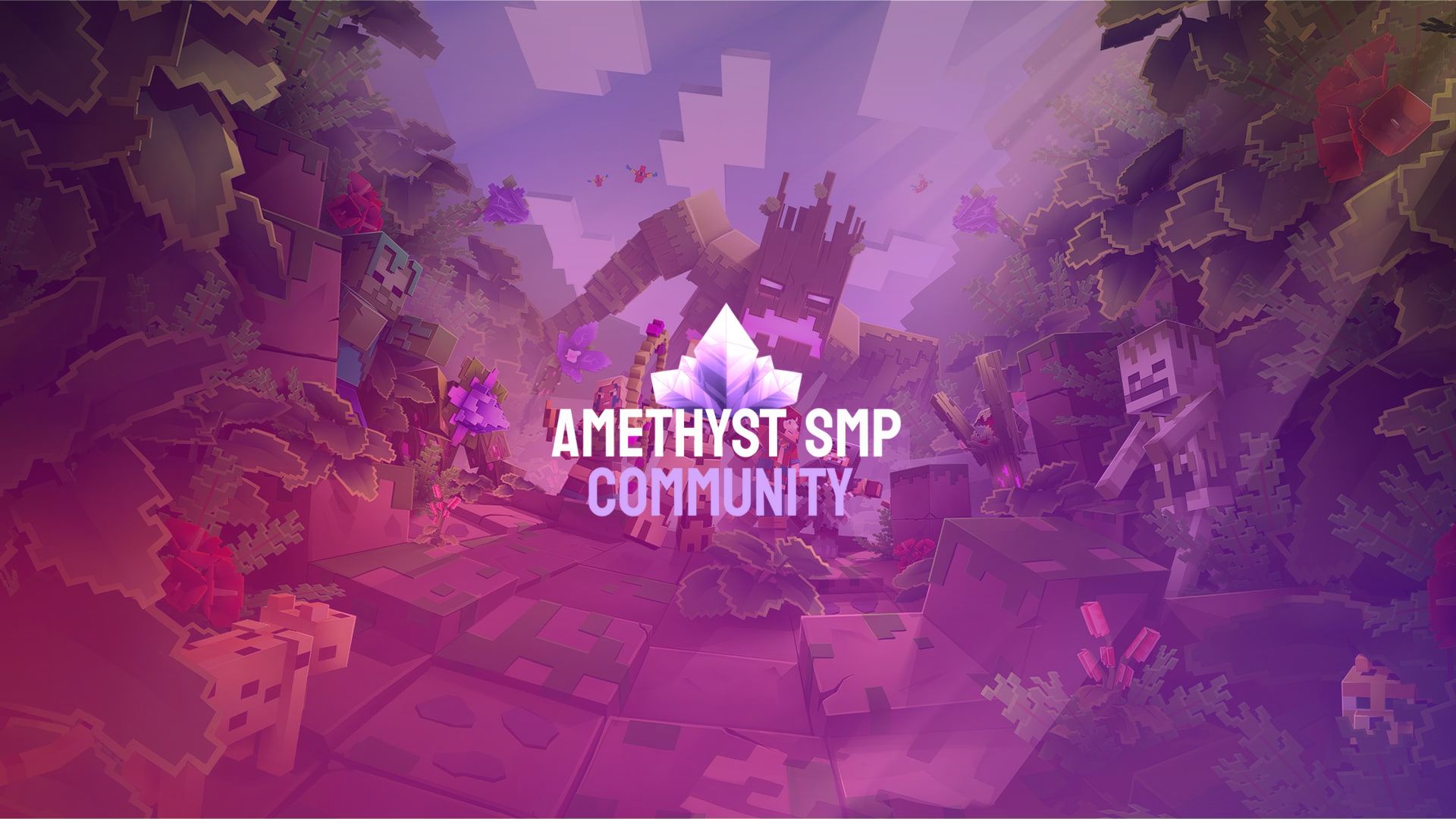 Discovery splash banner for Aᴍᴇᴛʜʏsᴛ Cᴏᴍᴍᴜɴɪᴛʏ Discord server