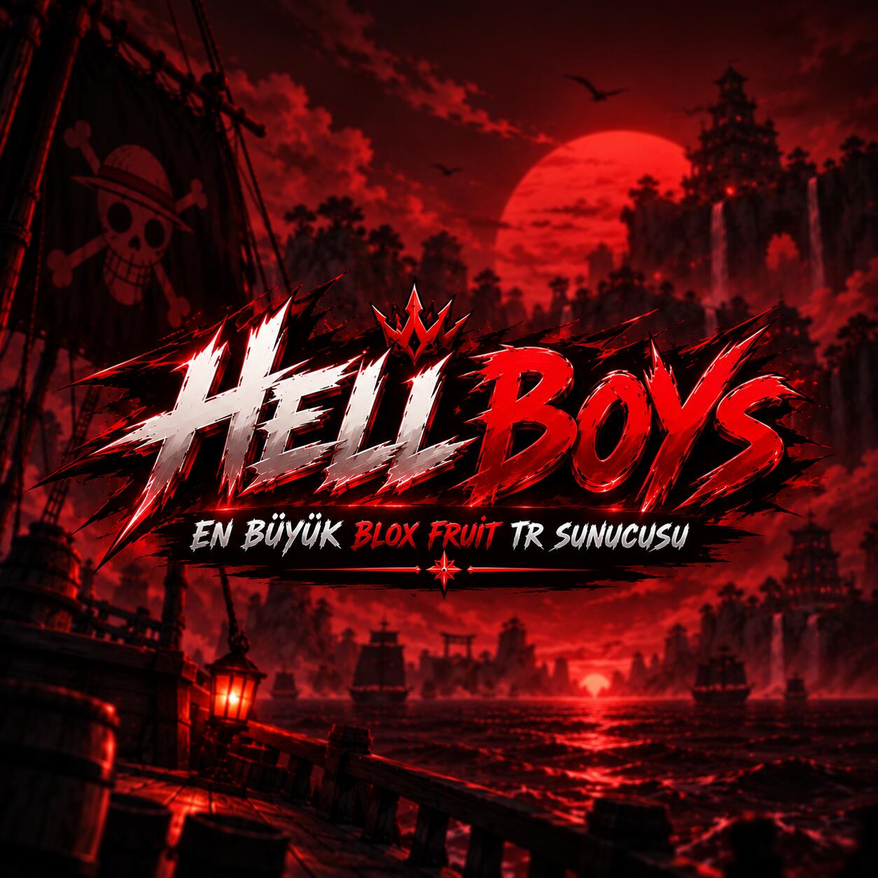 Discovery splash banner for Hell Boys Discord server