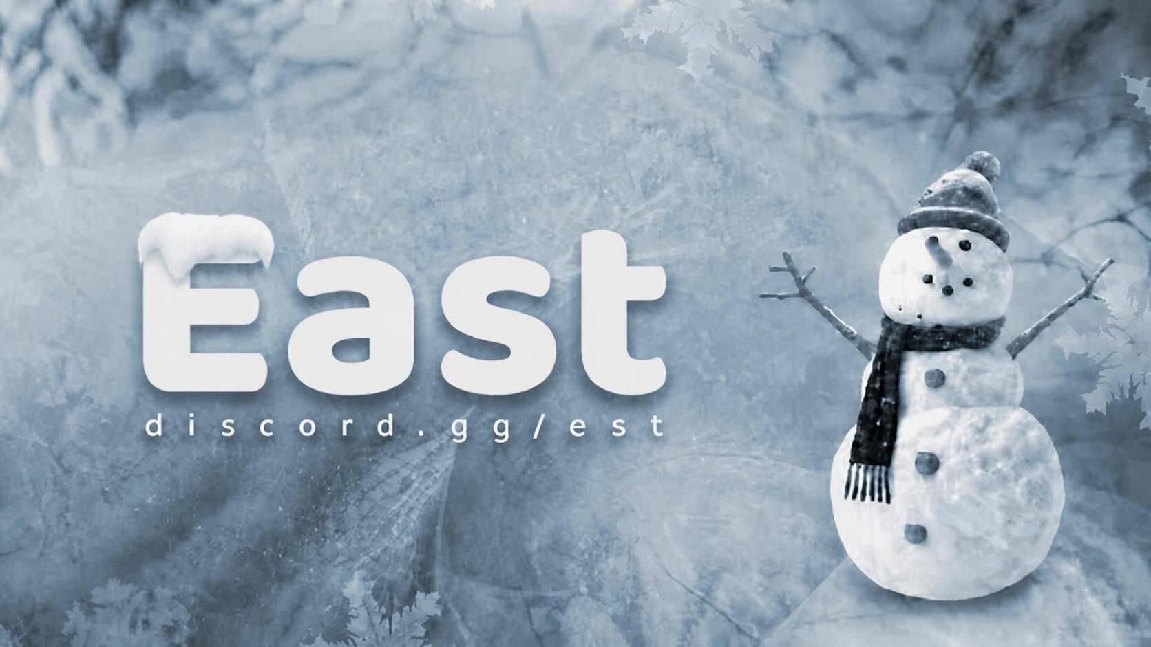 Discovery splash banner for Eàst At Winter ❆ Discord server