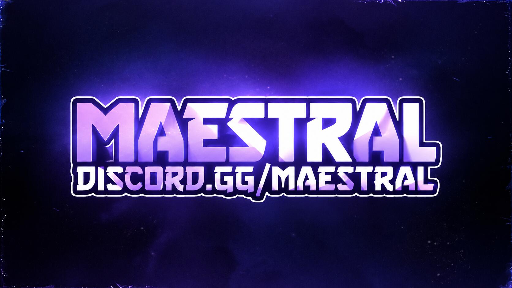 Discovery splash banner for MAESTRAL™ Discord server
