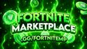 Discovery splash banner for Fortnite Market Discord server
