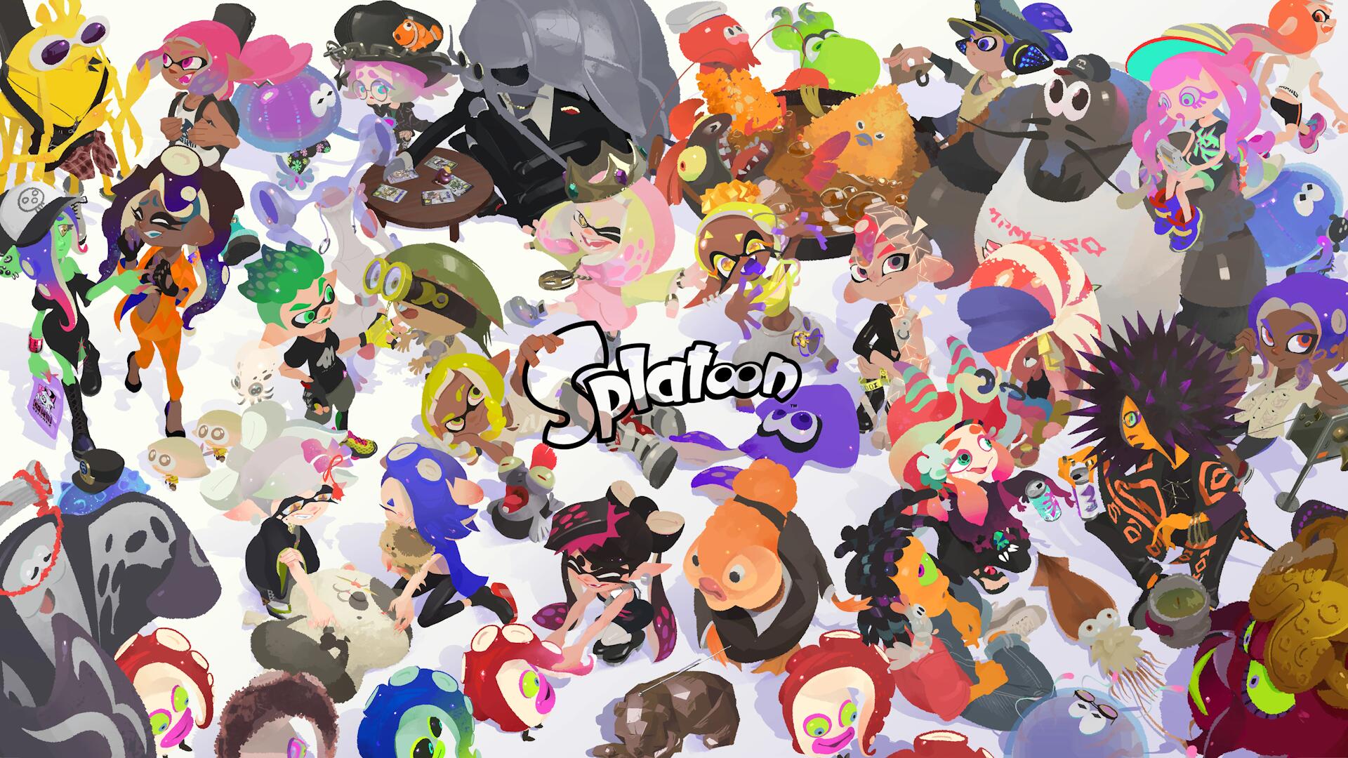 Discovery splash banner for Splatoon Speedrunning Discord server