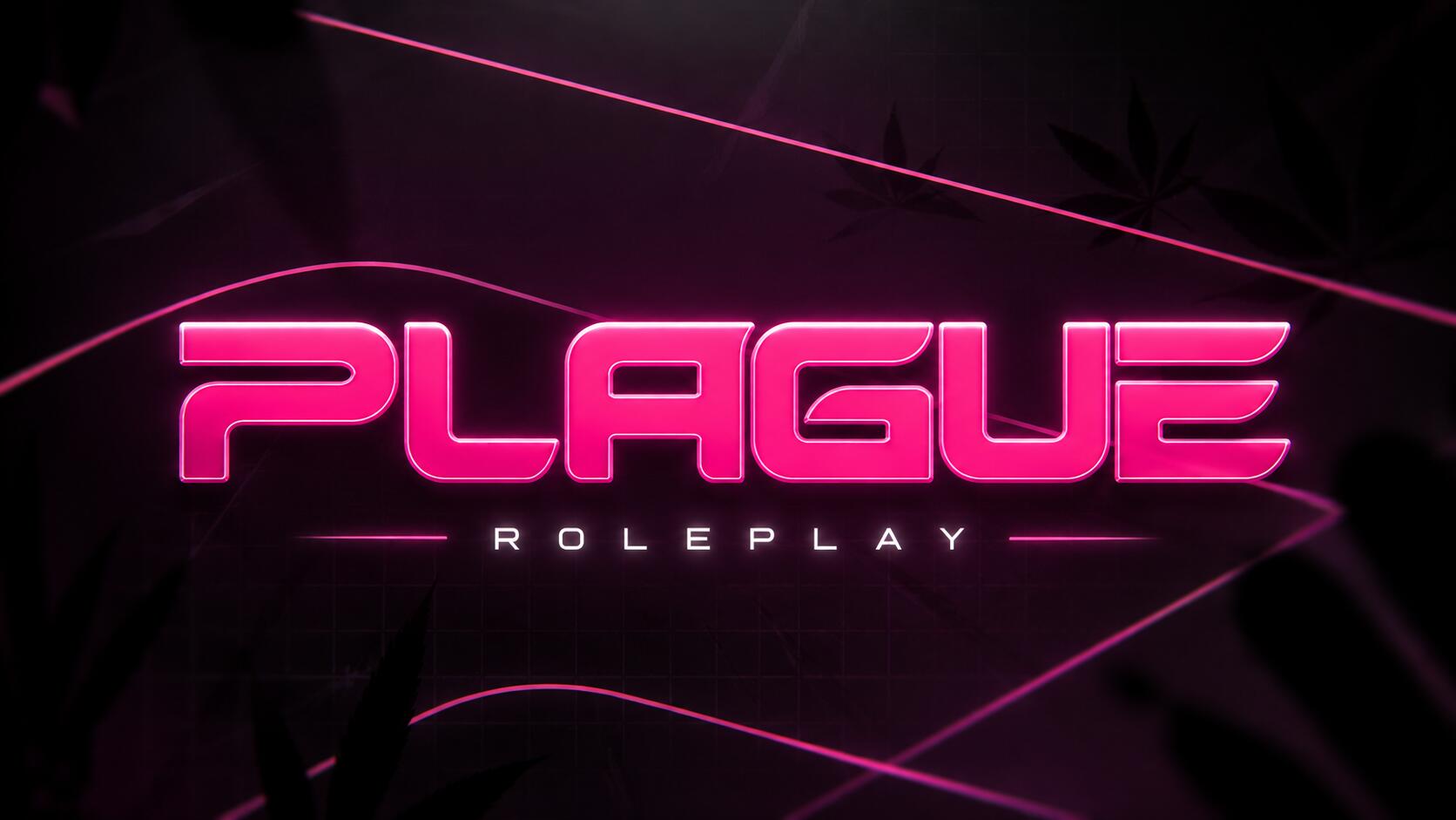 Discovery splash banner for Plague RP • Soon 🩷 Discord server