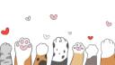 Discovery splash banner for (⇀‸↼‶)🐾 cute silly cats .ᐟ.ᐟ +100 guild tags ♡ emotes ♡ active chat & vc ♡ roblox ♡ anime ♡ gacha Discord server