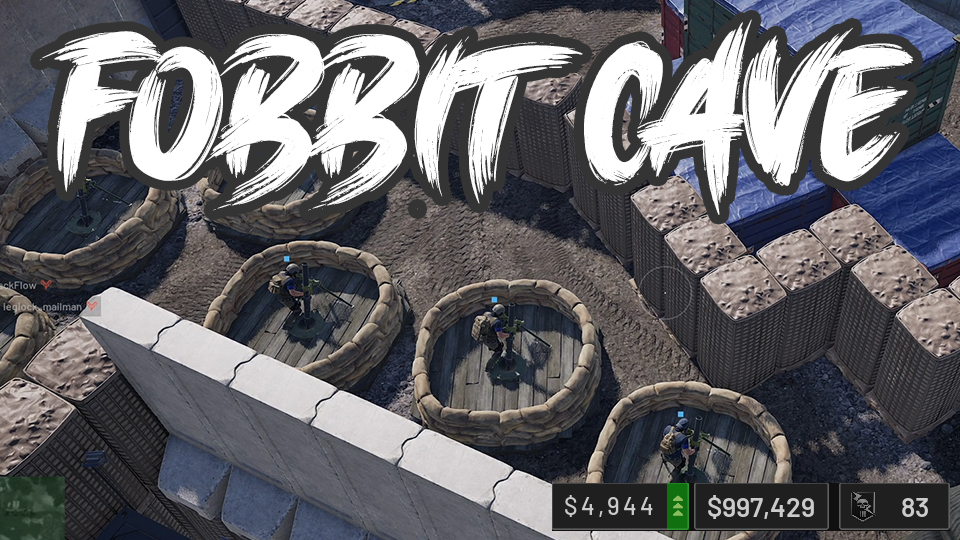 Discovery splash banner for FOBBIT CAVE Discord server