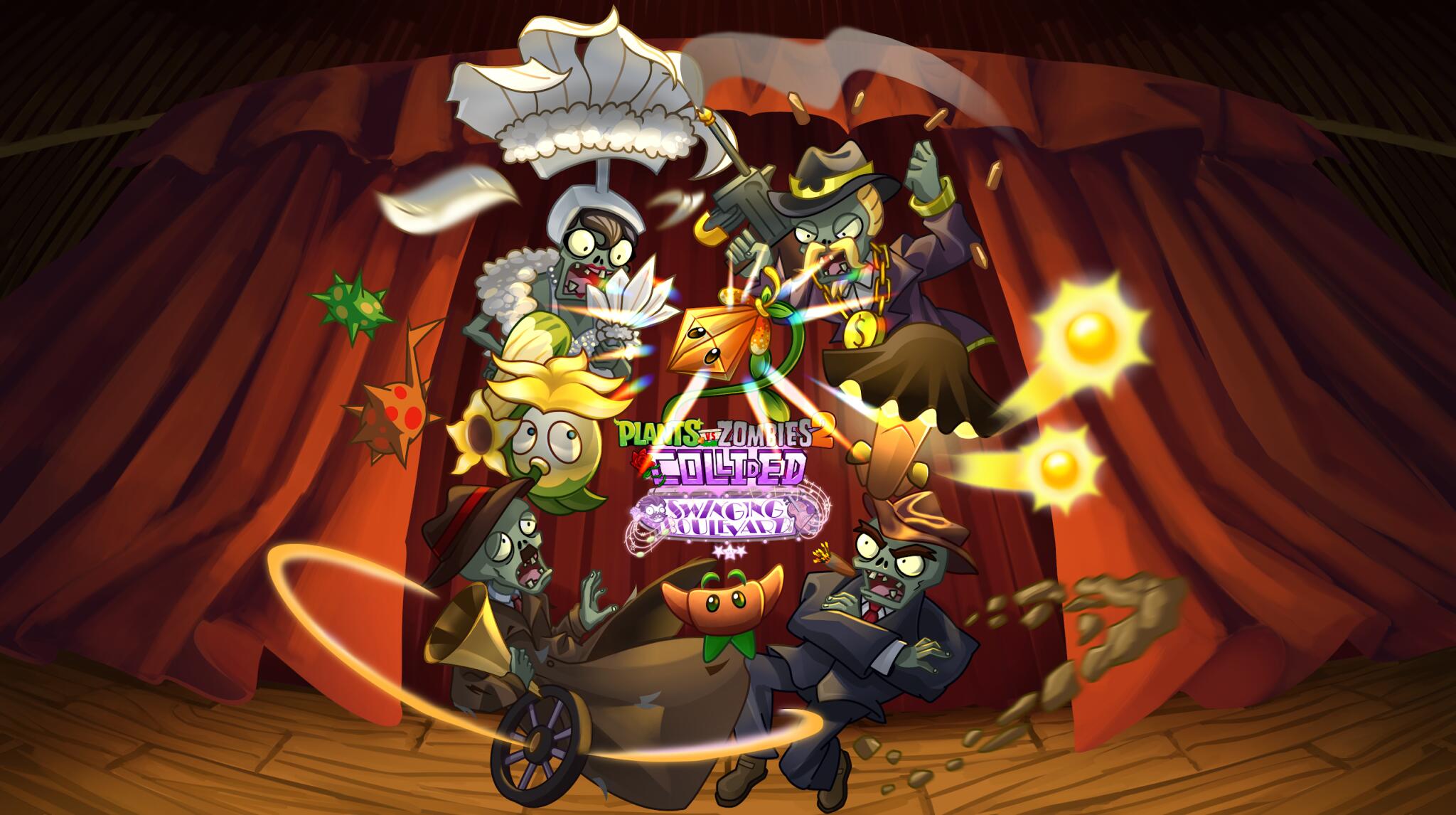 Discovery splash banner for PvZ2: The Collided Corner Discord server