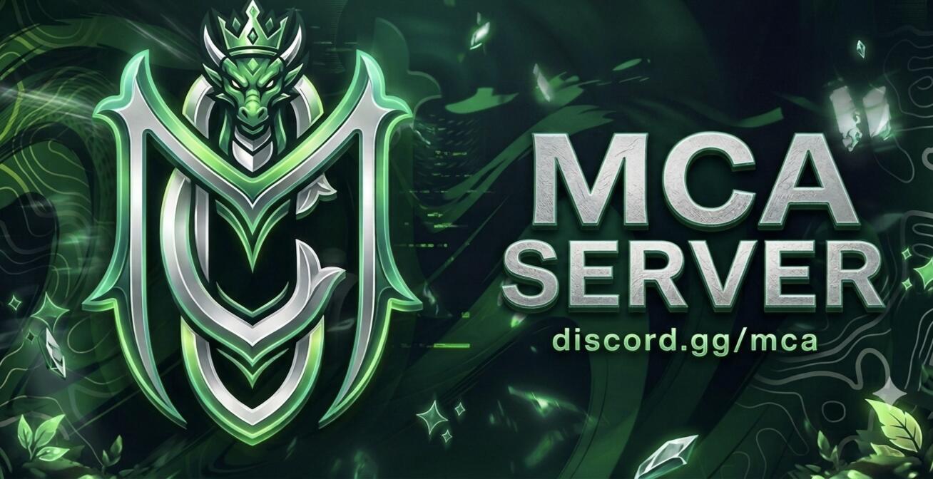 Discovery splash banner for MCA Discord server