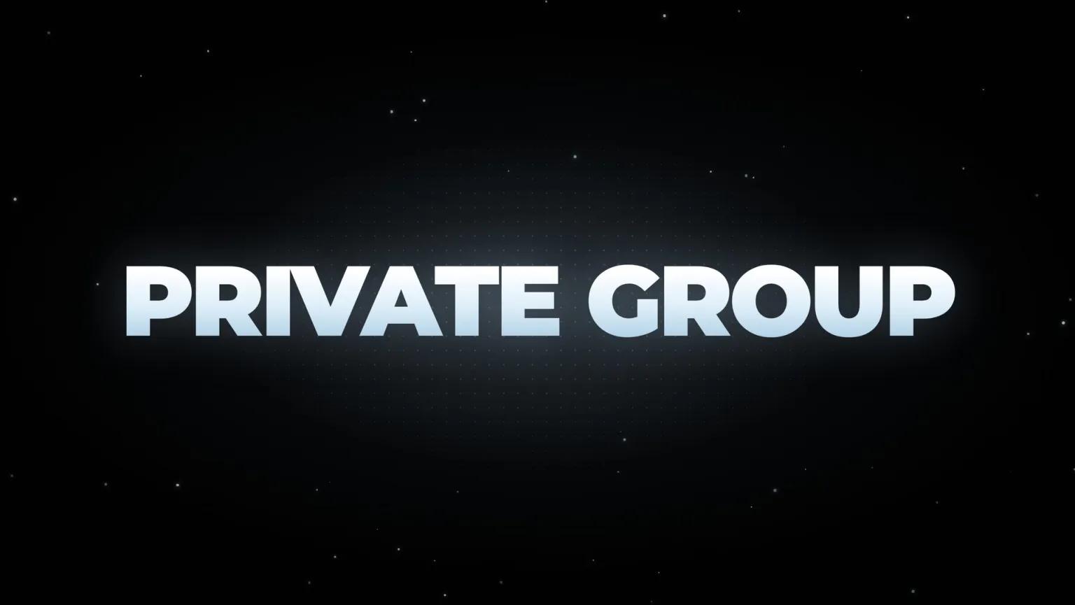 Discovery splash banner for AI Private Group Discord server