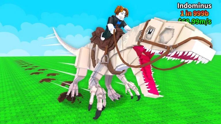 Discovery splash banner for Ride a Dino | Roblox Discord server