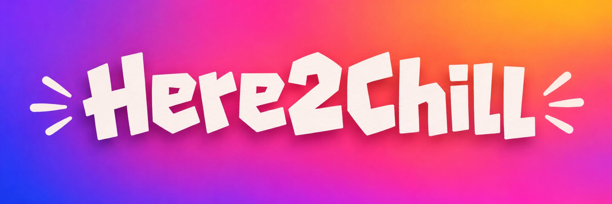 Discovery splash banner for Here2Chill ✨ | Ask2dm • Hangout • Chill • Social • Friends • Active VC • SFW Discord server