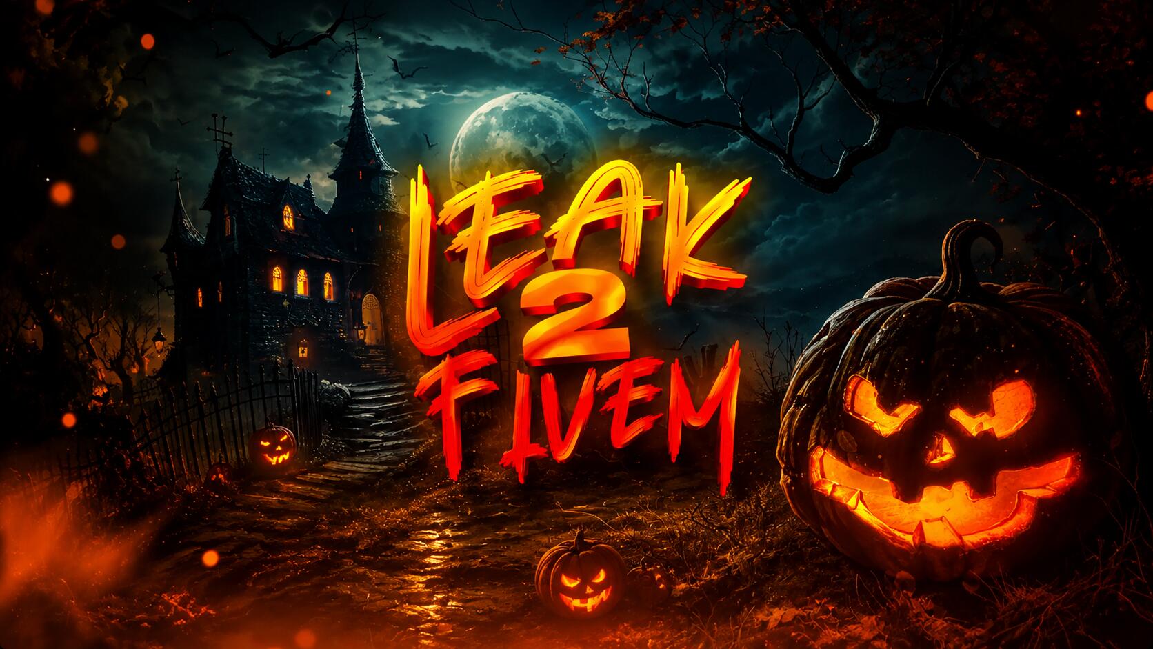 Discovery splash banner for Leaks2FiveM | 2.8k 🎃 Discord server