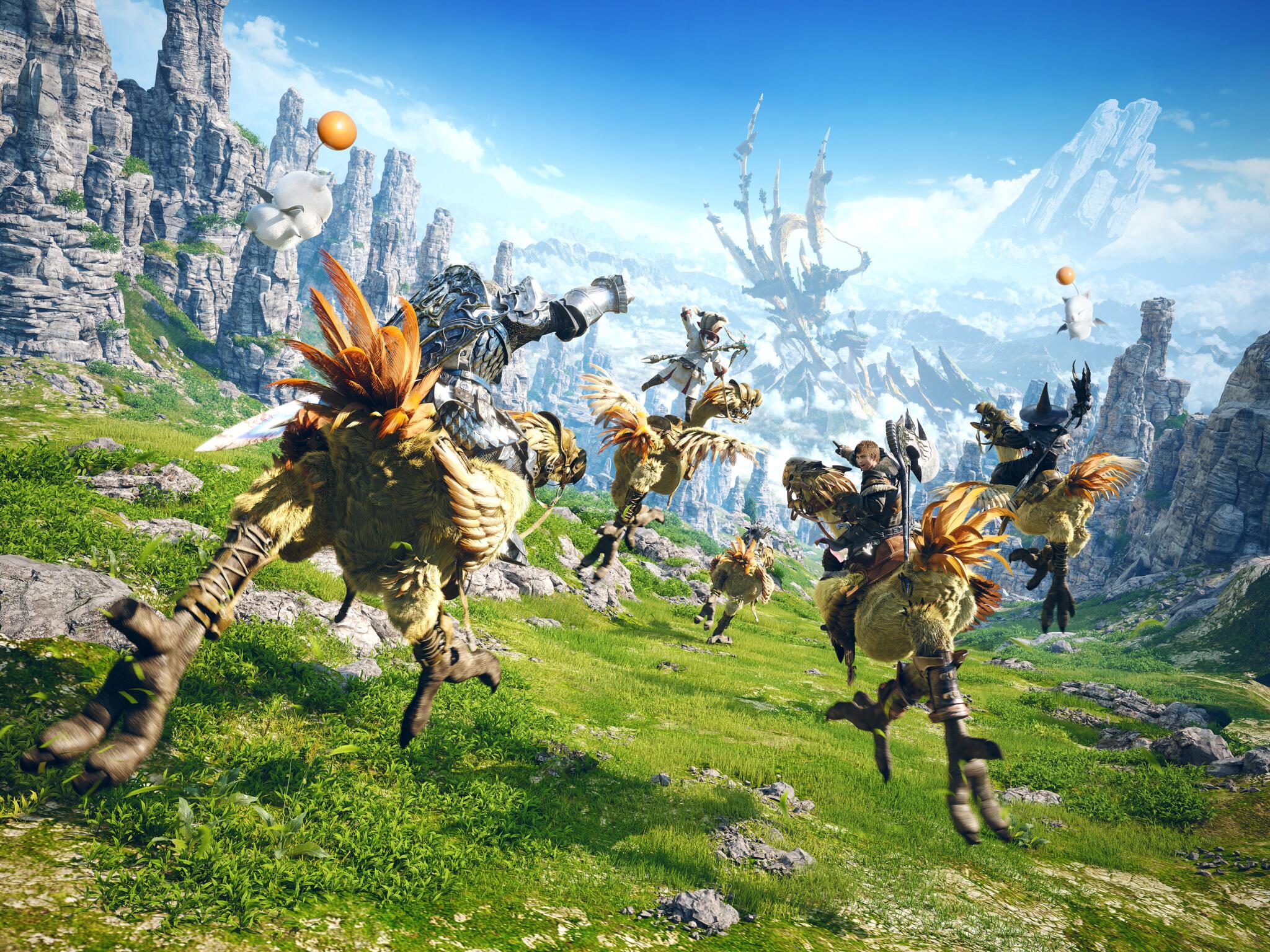 Discovery splash banner for Centurio Hunts (FFXIV) Discord server