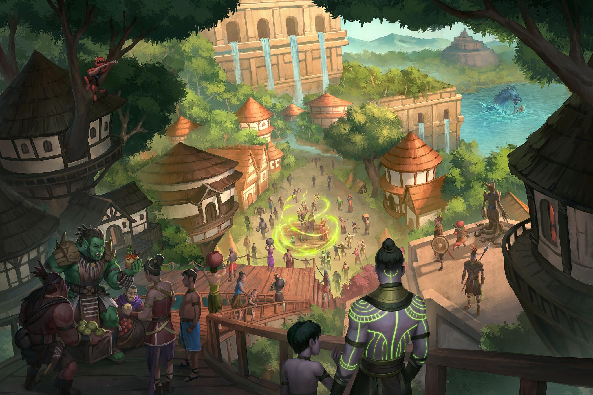 Discovery splash banner for Skytear Games Discord server