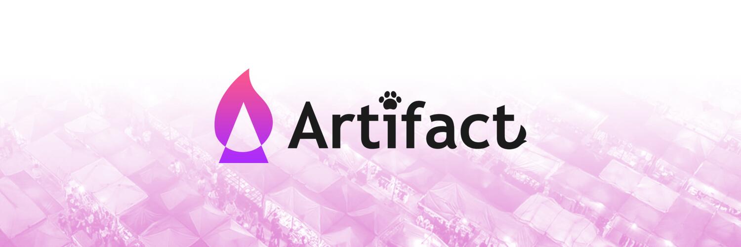Discovery splash banner for Artifact Discord server
