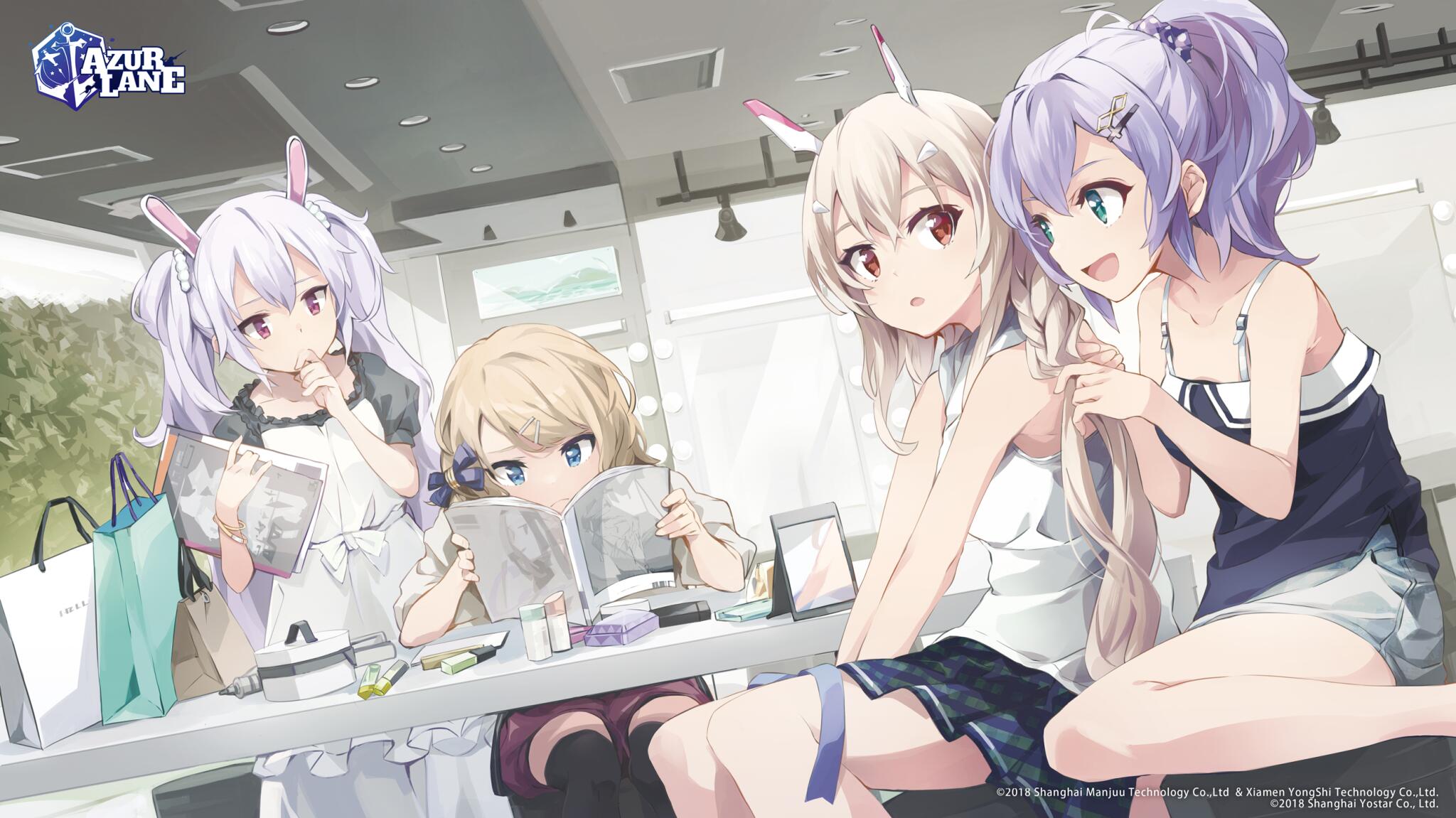 Discovery splash banner for Azur Lane Brasil Discord server