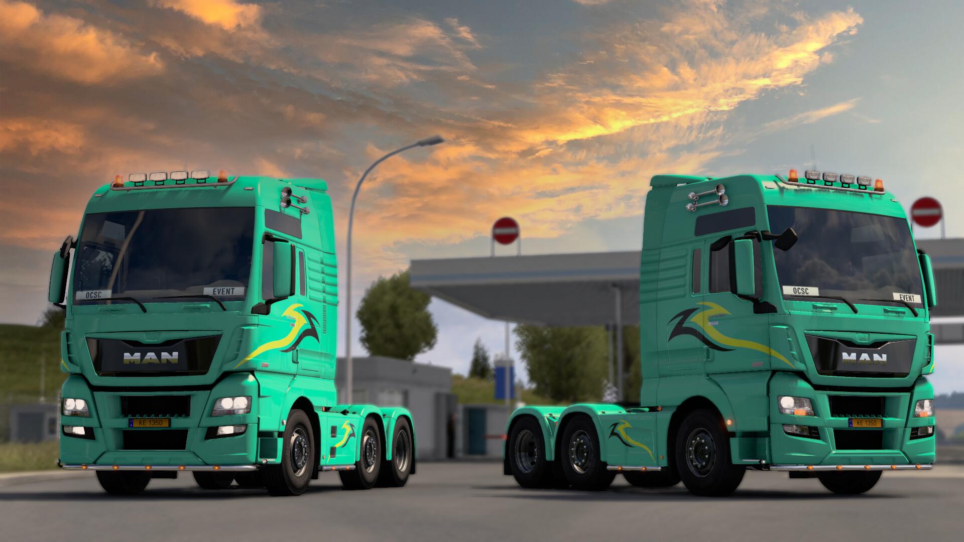 Discovery splash banner for OCSC Event 7 Years 🚕🚛🚚 Discord server