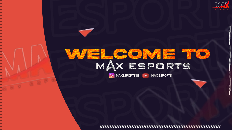 Discovery splash banner for MAX ESPORTS PVT LTD 🇮🇳 Discord server