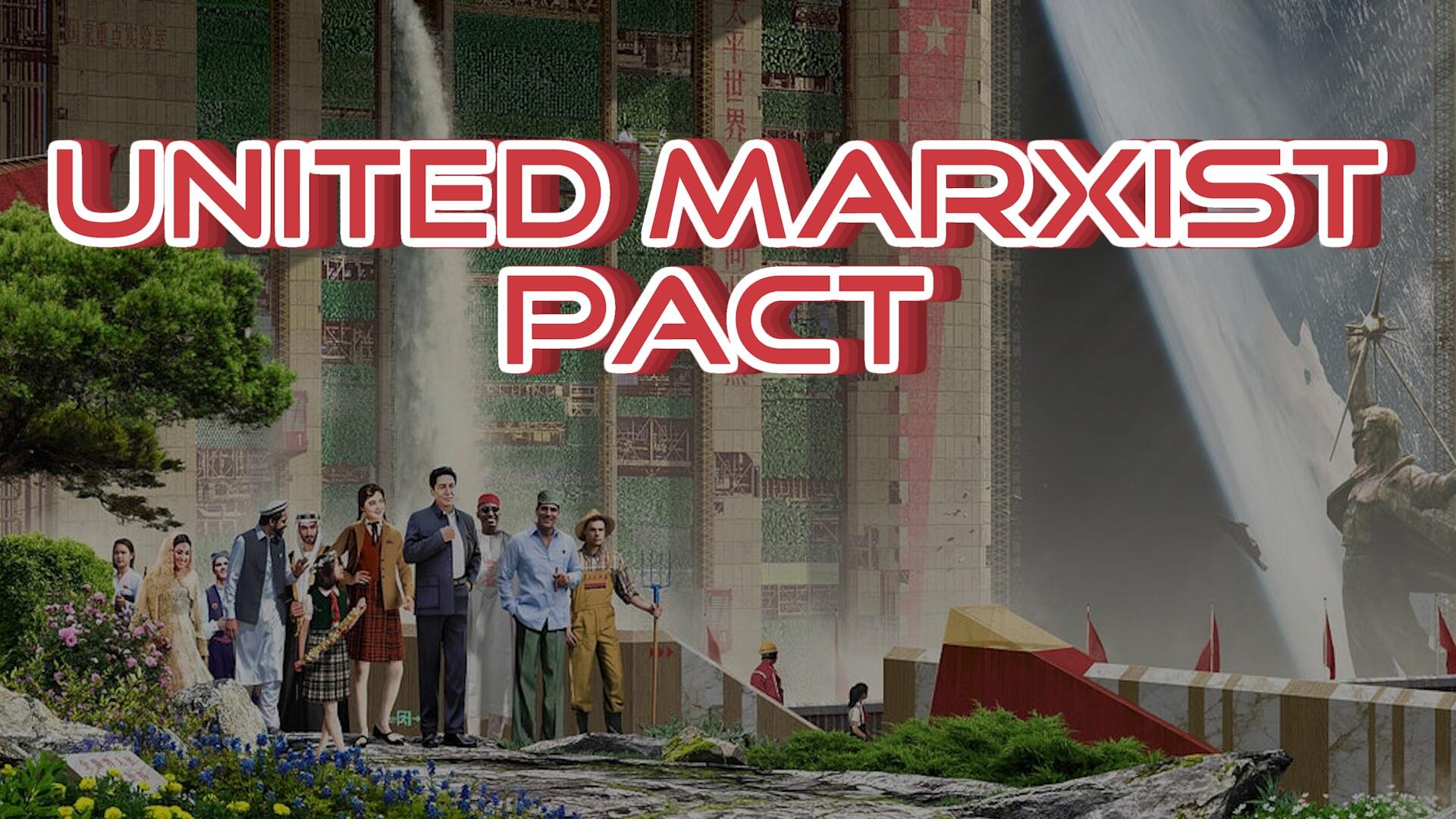 Discovery splash banner for United Marxist Pact Discord server